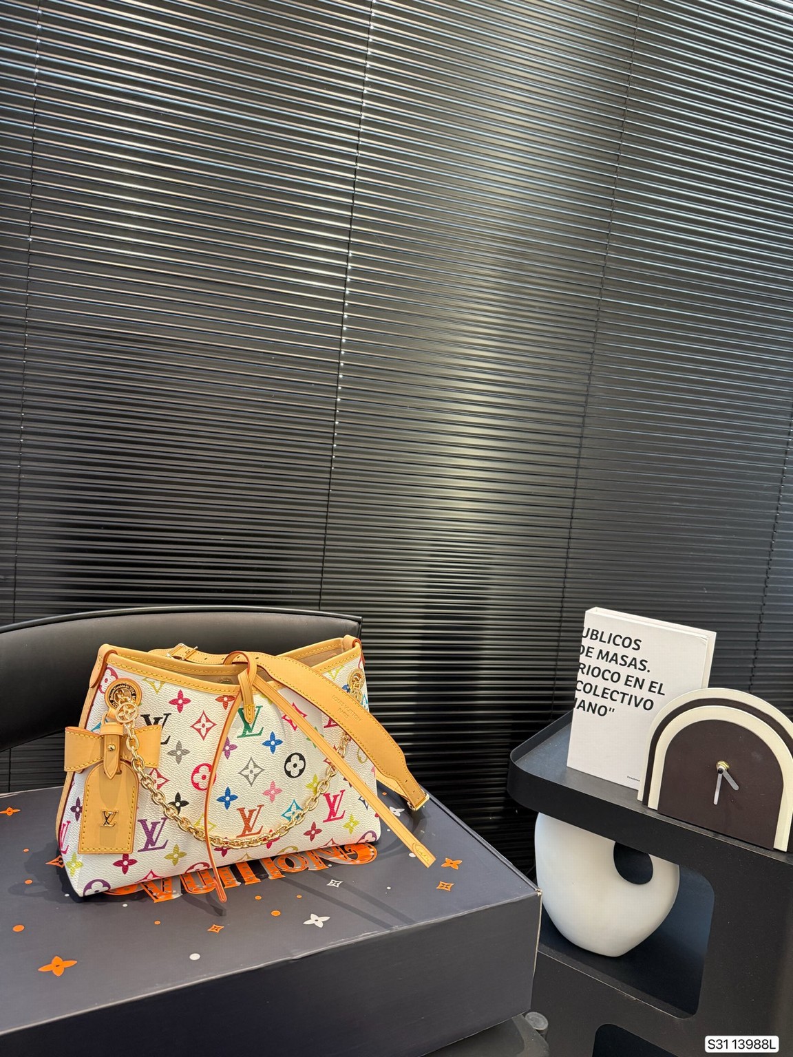 Louis Vuitton Carryall In White Multicolor - A Collector's Dream With Playful Charm