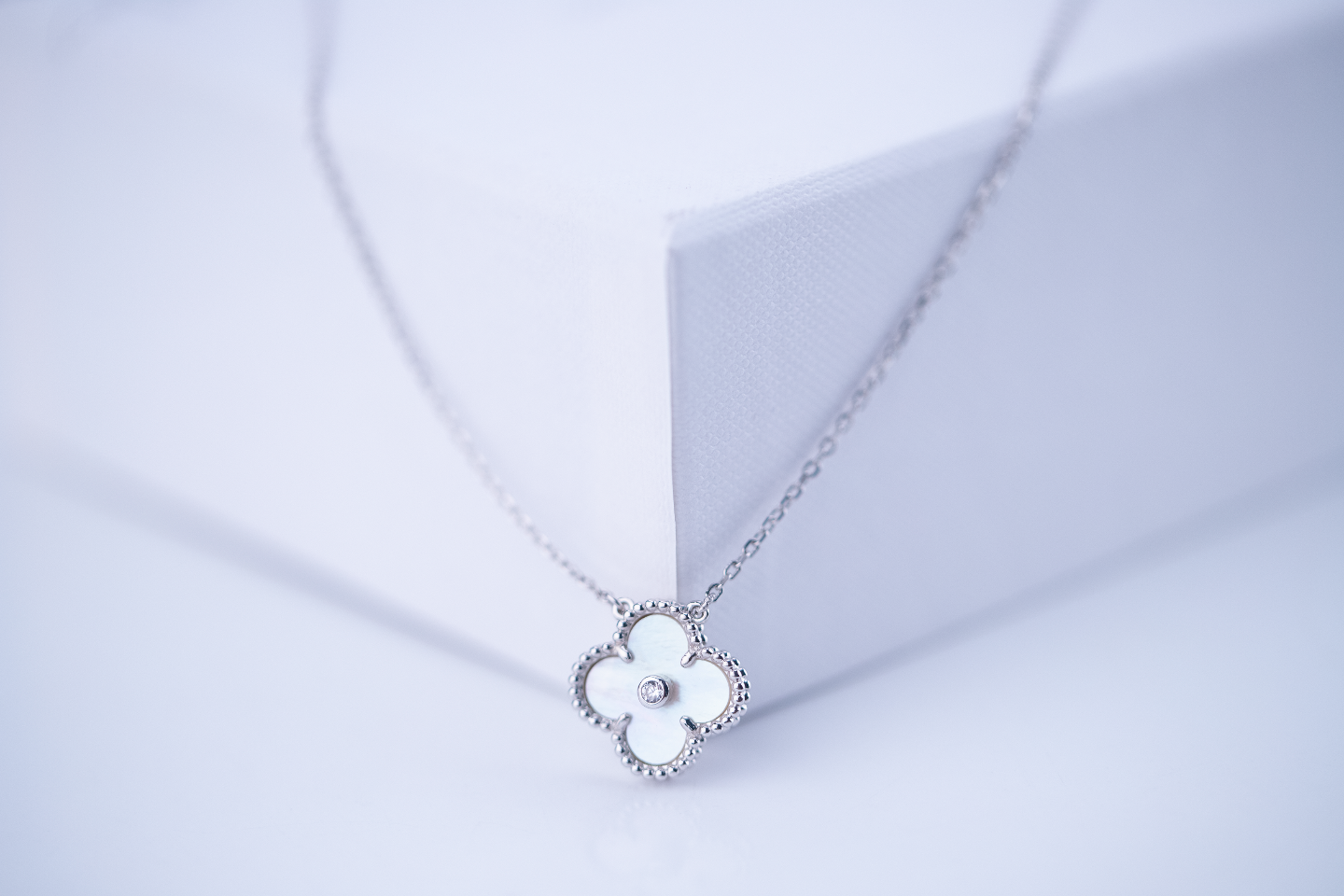 Van Cleef & Arpels Alhambra-inspired Diamond Clover Necklace, Timeless Elegance, Crafted To Perfection