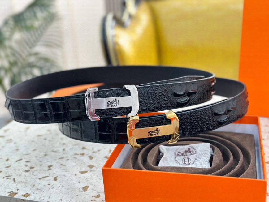 Hermes Crocodile-embossed Belt, The Unbroken Mark Of Mastery