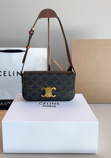 Channel Effortless Parisian Chic With The Celine Triomphe Baguette Bag