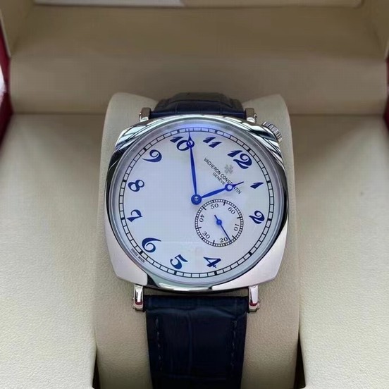 Vacheron Constantin Square Retro Masterpiece, 40mm Square 18k White Gold With Angular Brushed/polished Finish, Double-domed Anti-reflective Sapphire