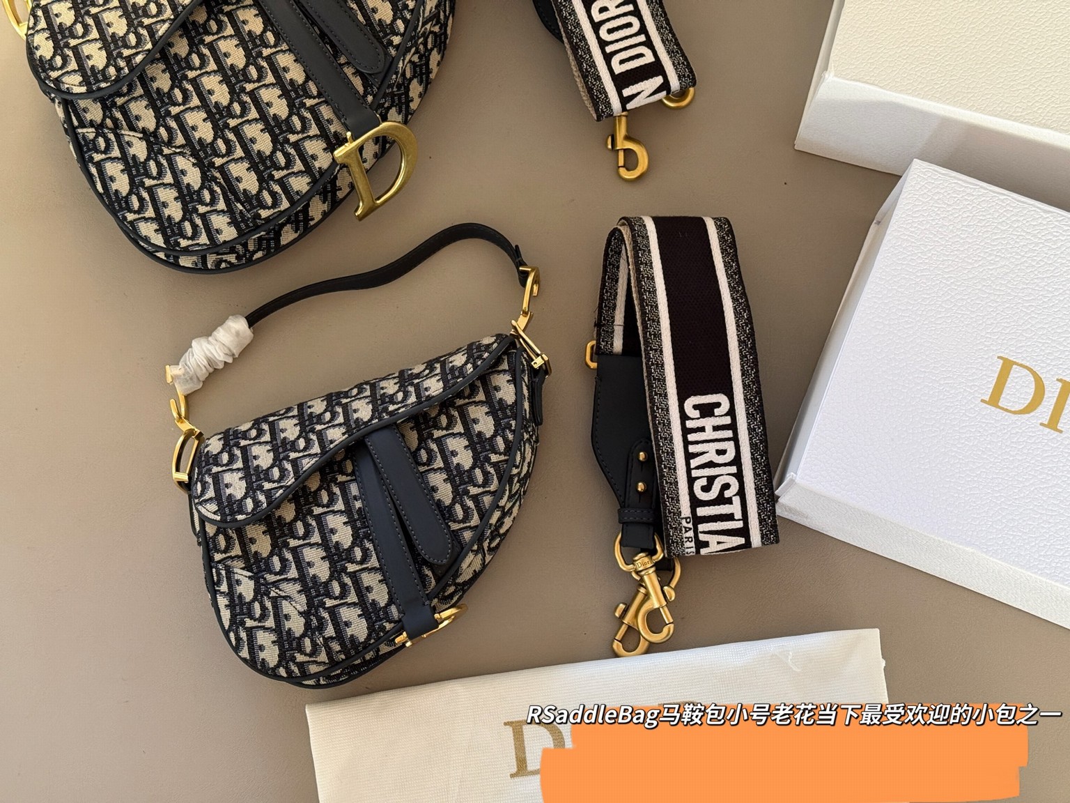 Dior Oblique Saddle Bag (upgraded Version), Timeless Dior Heritage Design, Versatile Crossbody-to-shoulder Wear