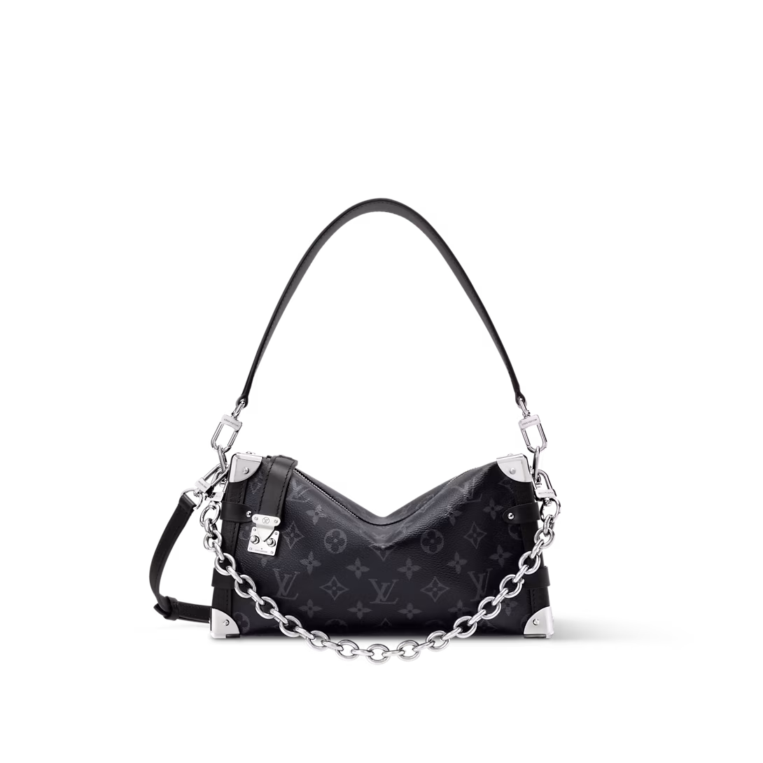 Replica Louis Vuitton Side Trunk Mm East West Monogram Eclipse - Bags And Small Leather Goods - Womens Bags