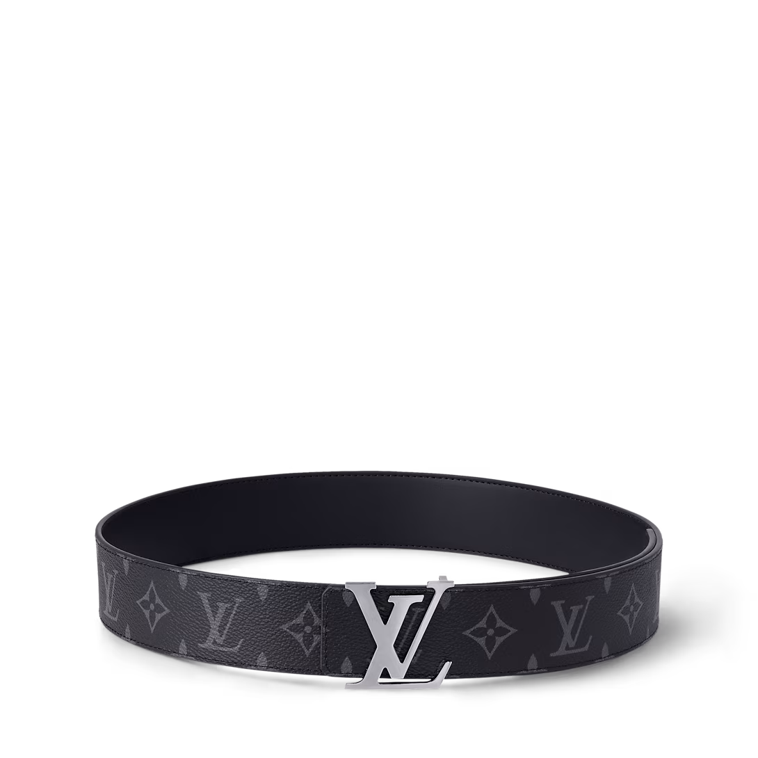 Lv Initiales 40mm Reversible Monogram Eclipse Canvas - Men - Belt| Louis Vuitton