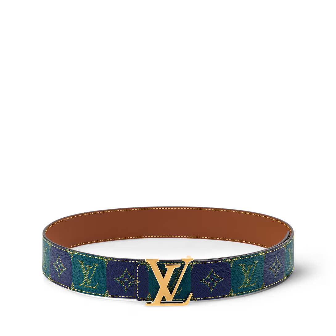 Lv Belt Initiales College Monogram Heritage 40mm Reversible Belt - Men - Belt| Louis Vuitton